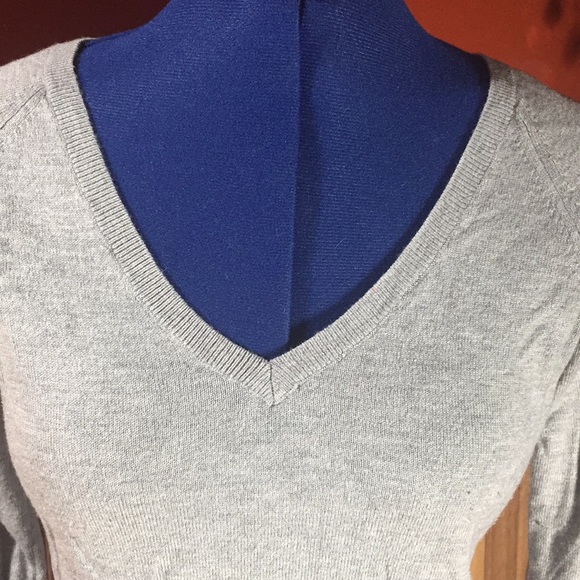 Gap vintage wool blend V-neck sweater sequin Sm - Picture 2 of 8